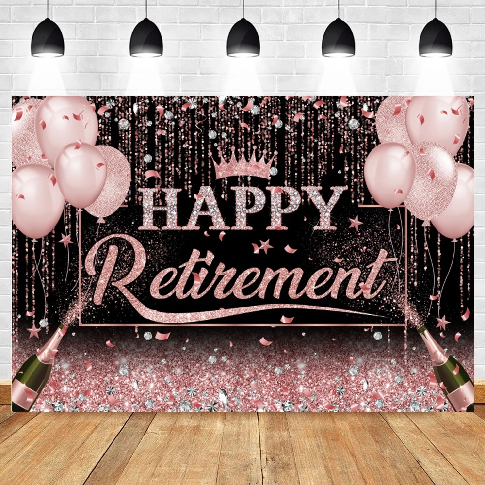 Fulmoon Bannière Pré-enfilée « Happy Retirement » à