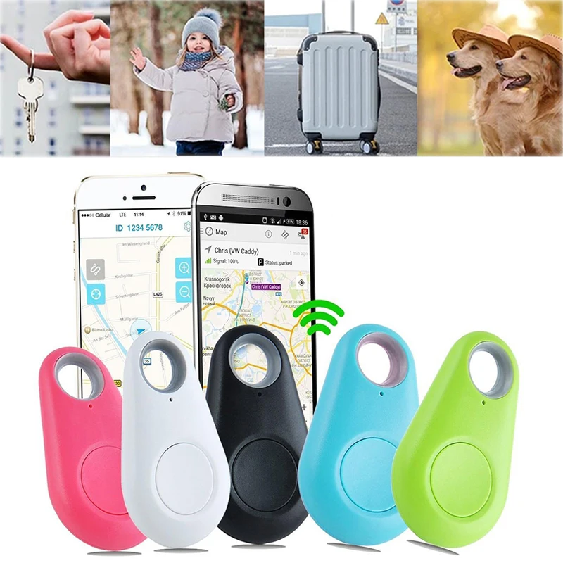 

Mini Device Smart Water Droplet GPS Tracking Anti-Lost Bluetooth Locator Tracer for Pet Kids Car Wallet Key Collar Accessories