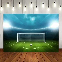 Soccer Background Football Pitch Goal Post Ball Game Stadium Spotlight Photography Sports Club Fitness Player School Match Props