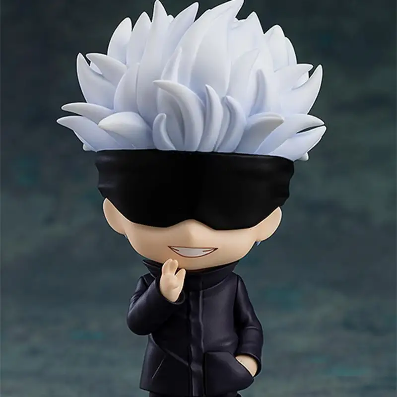 

New popular anime In Stock box Jujutsu Kaisen Gojo Satoru Q Edition Clay Man cute Interested Japan anime Figure Gift for Friend