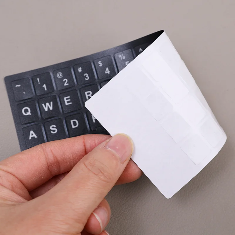 Russian English Keyboard Stickers Letter Alphabet Layout Sticker Illuminated Sticker for Laptop PC Computer Dust Protection Tool keyboard stickers laptop sticker vinyl film sticker