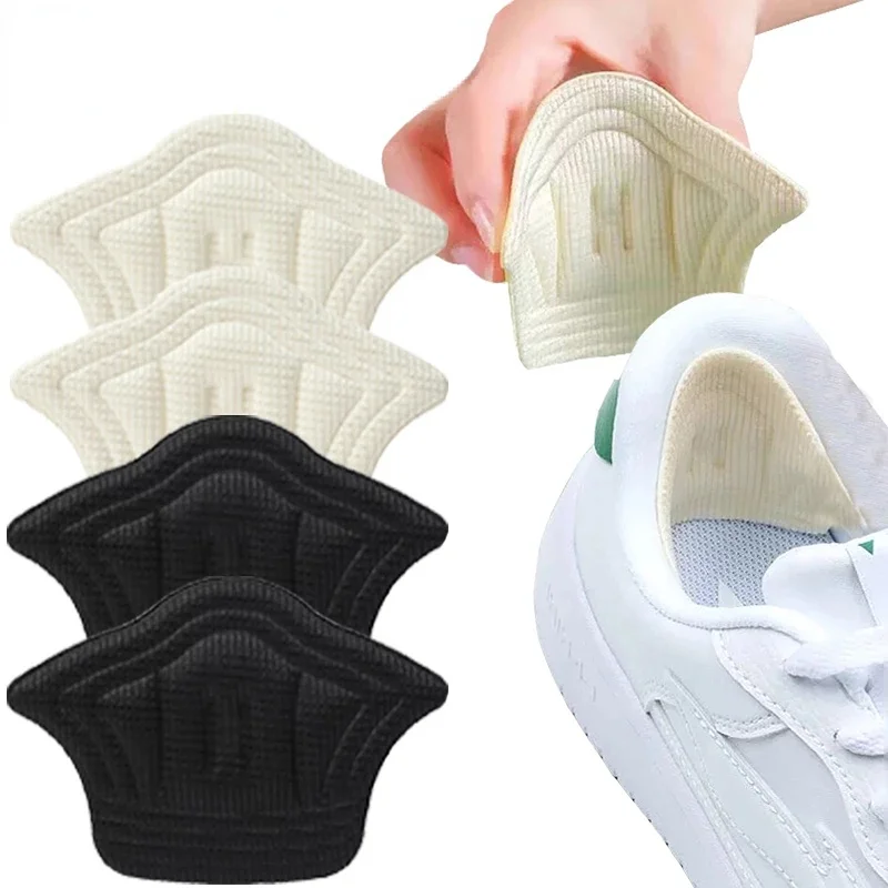 Shoe Insoles 2/4/6pcs Shoe Pad Foot Heel Cushion Pads Sports Shoes Adjustable Antiwear Feet Inserts Insoles Heel Protector Sticker Insole