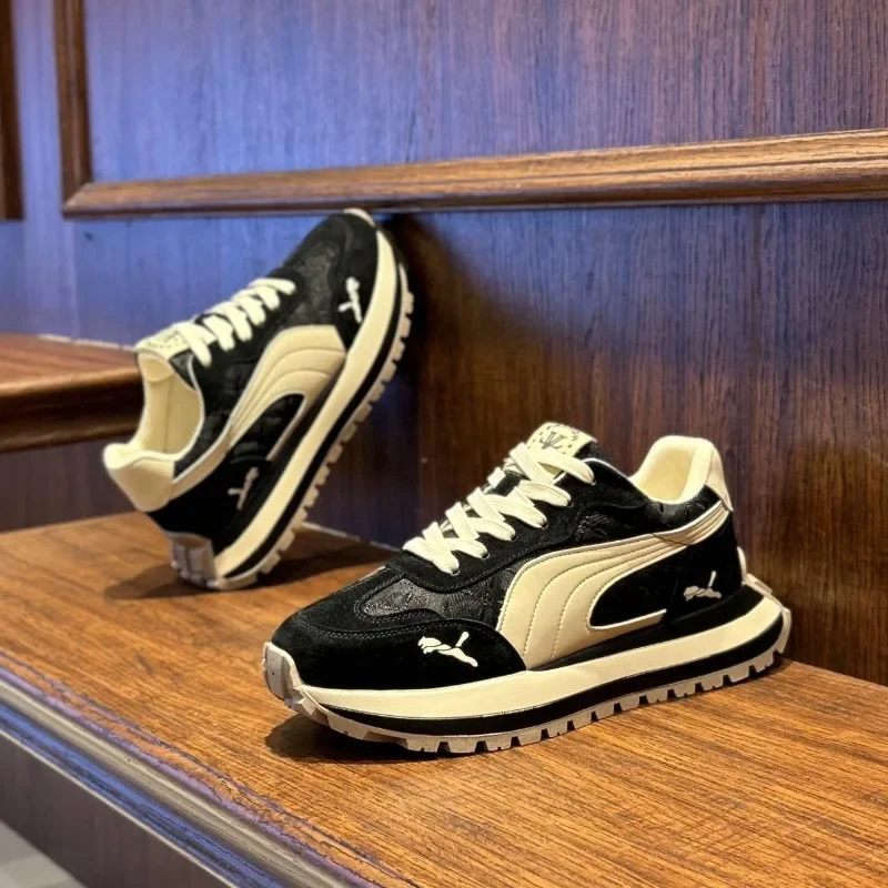 أحذية كاجوال أحذية رياضية رجالية صيفية كاجوال سميك...