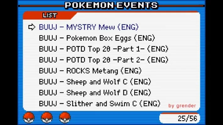 Pokemon Event Distribution Video Game Cartridge for Third Generation Games English Language 5