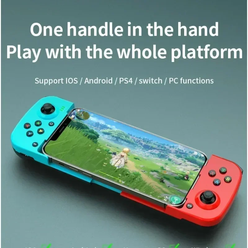 Gamepad sem fio para celular, joystick BT, controlador de Game Pad, multiplataforma, compatível com switch, PC, IOS, Android, D3, novo
