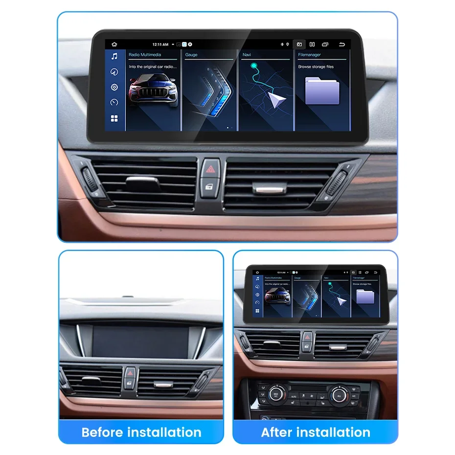 【試着のみ】BMW X1 E84 アンドロイドナビ　12.3インチ 試着のみ】BMW X1 E84 アンドロイドナビ12.3インチ