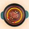 Electric MultiCooker Electric Frying Pan 220V Househould Barbecue Fried Steak Fish Omelette Frying Pan Non-stick Cooking Machine 3