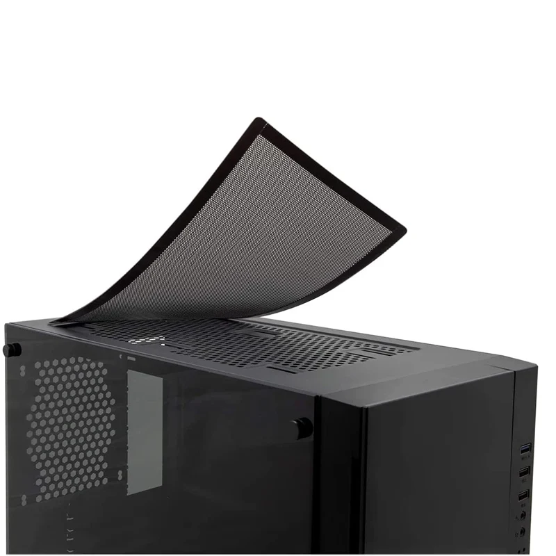 Fan Dust Filter Mesh 120x240mm 120x120mm Magnetic Frame PVC PC Computer Case Fan Dust Mesh Cover Grills