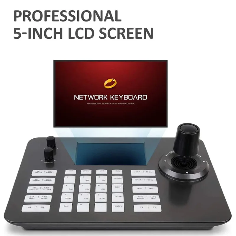 SMTAV POE NDI PTZ Camera 30x+8x For Church Business Meeting And 4D POE Joystick Network PTZ Controller