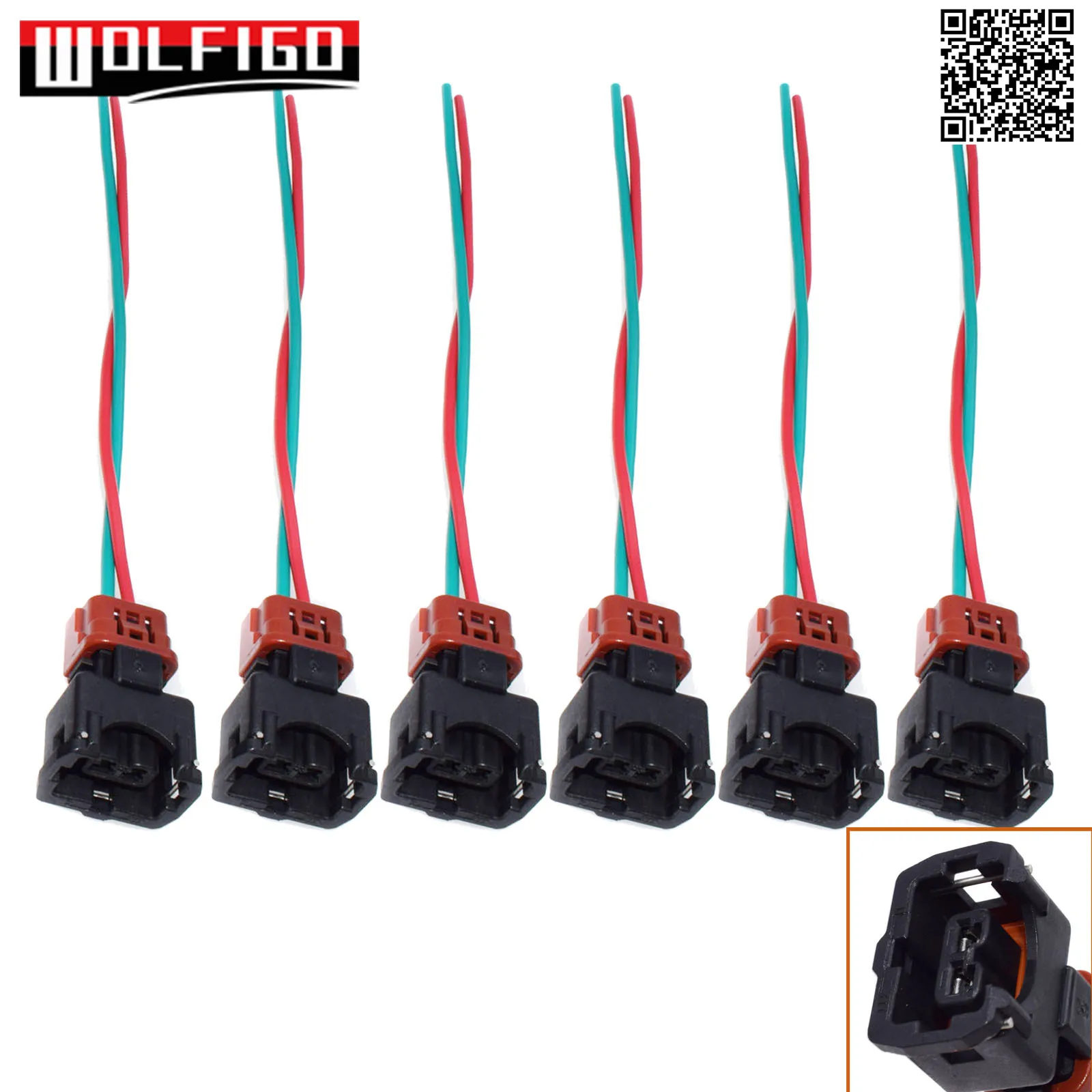 Fuel Injector Wiring Harness Connectors For Nissan 300ZX Z31 19841987