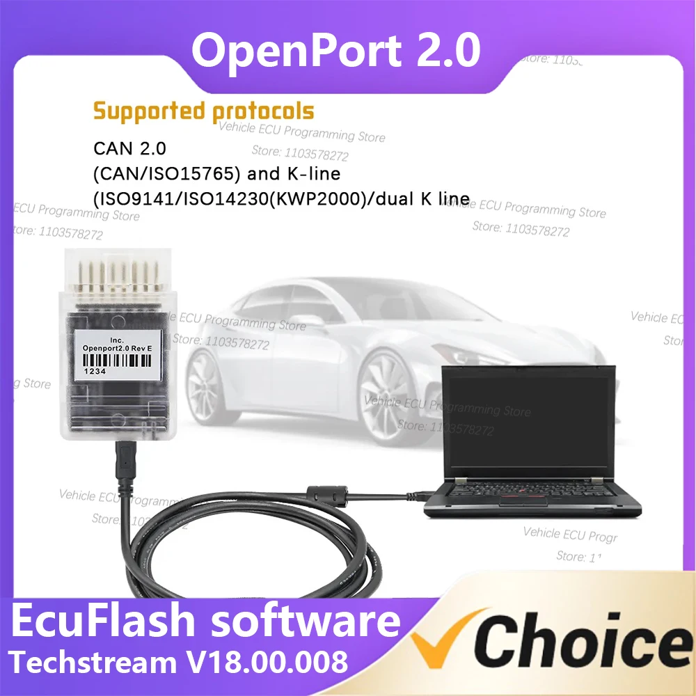 

Techstream V18.0008 + ECU Flash Программное обеспечение E - CM / ECU для Sub aru / Mitsu bishi OS 72Mhz Код для 32 - разрядных клиентов OBD Автомобили
