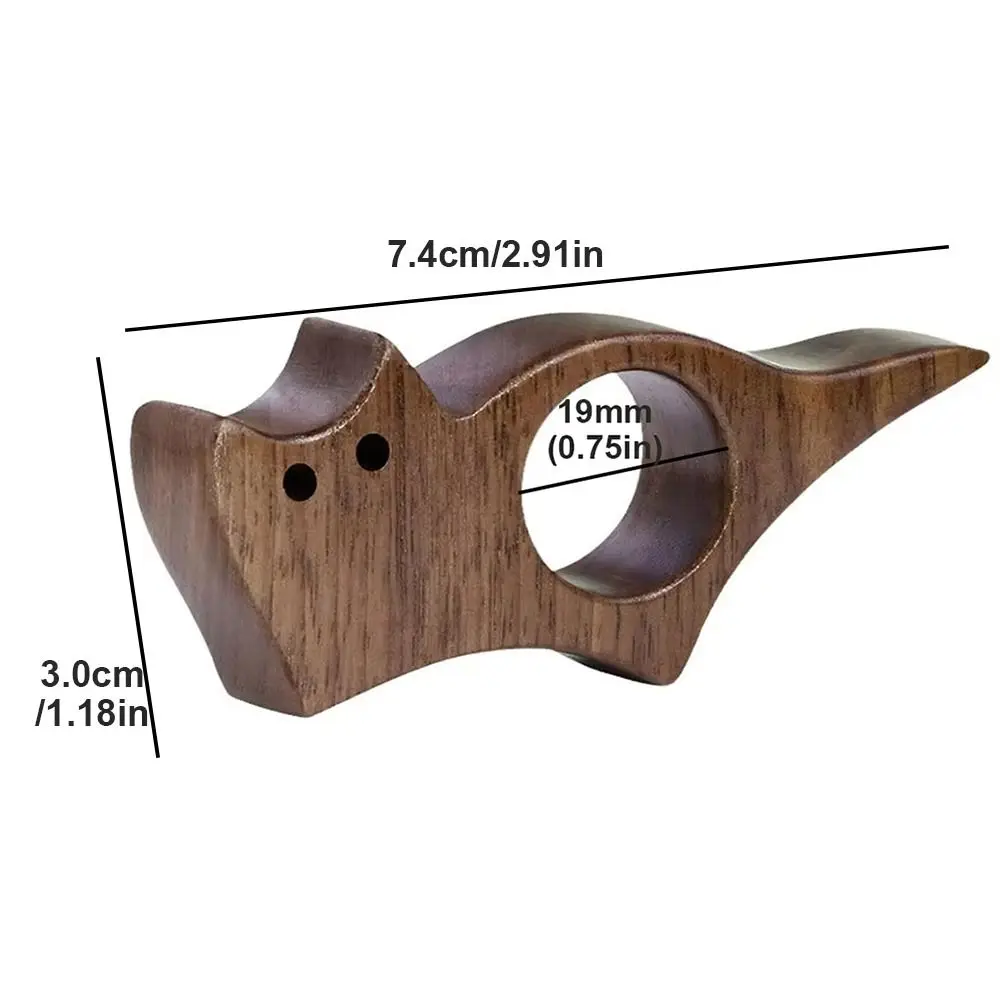 Cute Cat Dog Shape Wooden Book Page Holder Thumb Wood Book Holder Reading Bookmark Pages Guide Marker Marking Sign