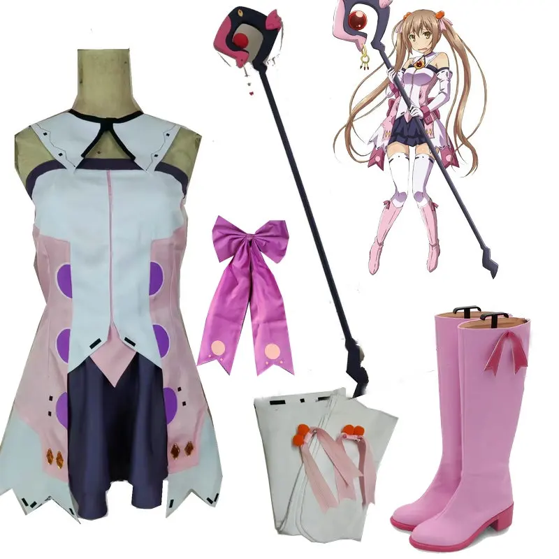 

Yurika Nijino Cosplay Costume Props Boots Invaders of the Rokujyouma Nijino Yurika Cosplay Costume Customize