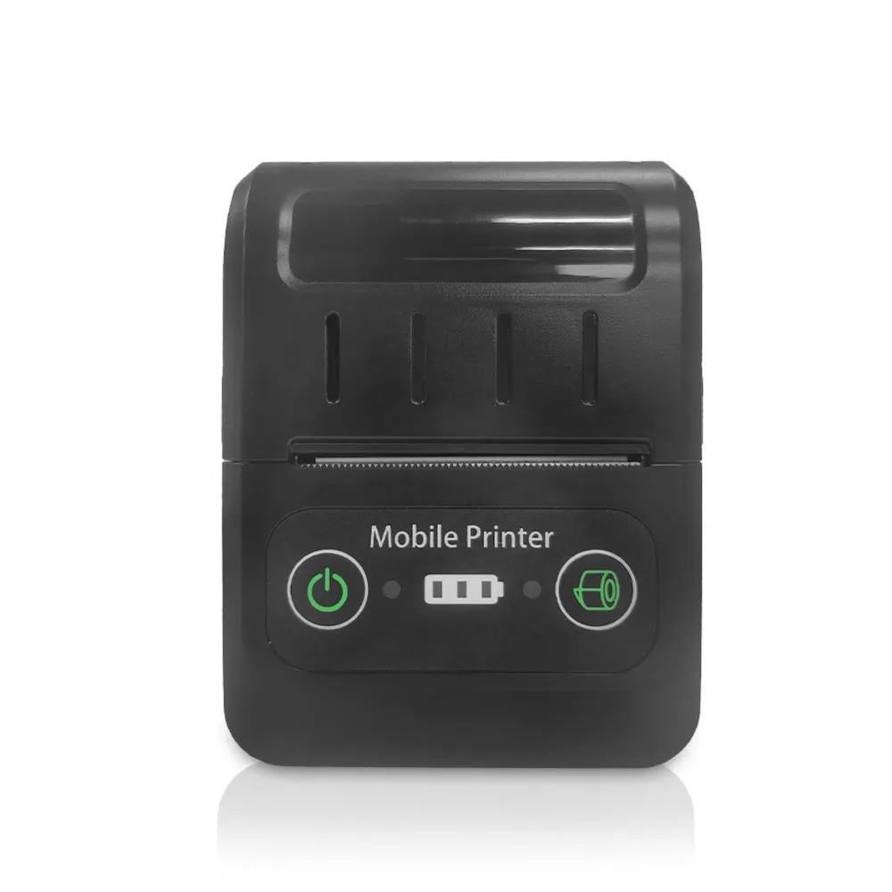 맞춤형 미니 2인치 휴대용 58mm 감열 영수증 프린터 무선 모바일 잉크리스 58mm USB 감열 프린터