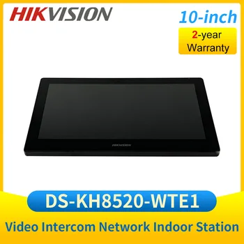 Hikvision DS-KH8520-WTE1 IP 실내 스테이션 POE 와이파이 비디오 인터콤 모니터, 10 인치 터치 스크린