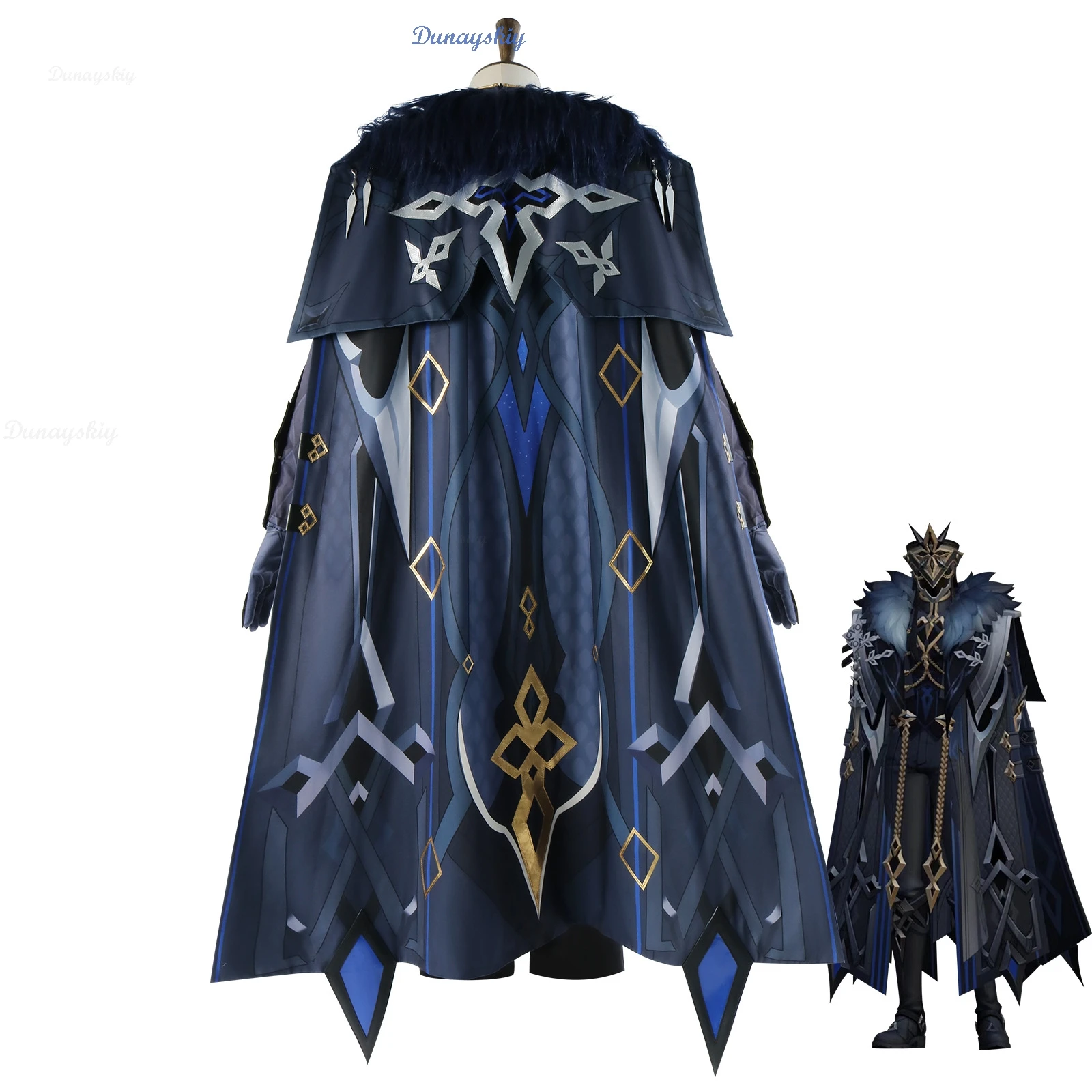 Maschera Fatui Il Capitano Di Genshin Impact – Cosplay Di Halloween, Accessorio Da Collezione, Taglia Unica