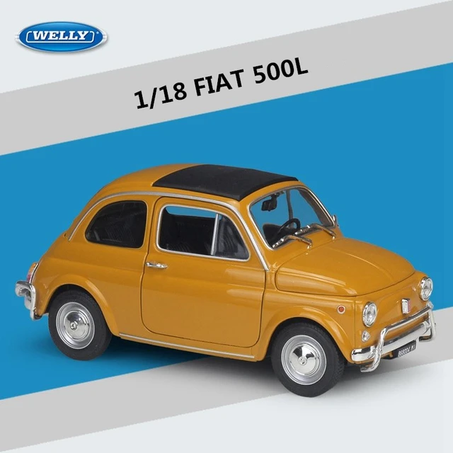 WELLY 118 FIAT 500L Alloy Car Model Diecast Metal Toy Vehicles Classic