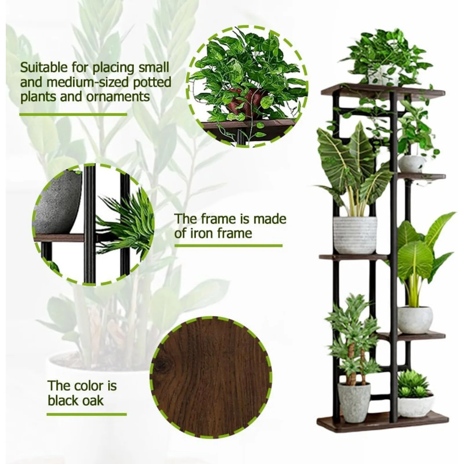 Plant Stand with Grow Lights 6