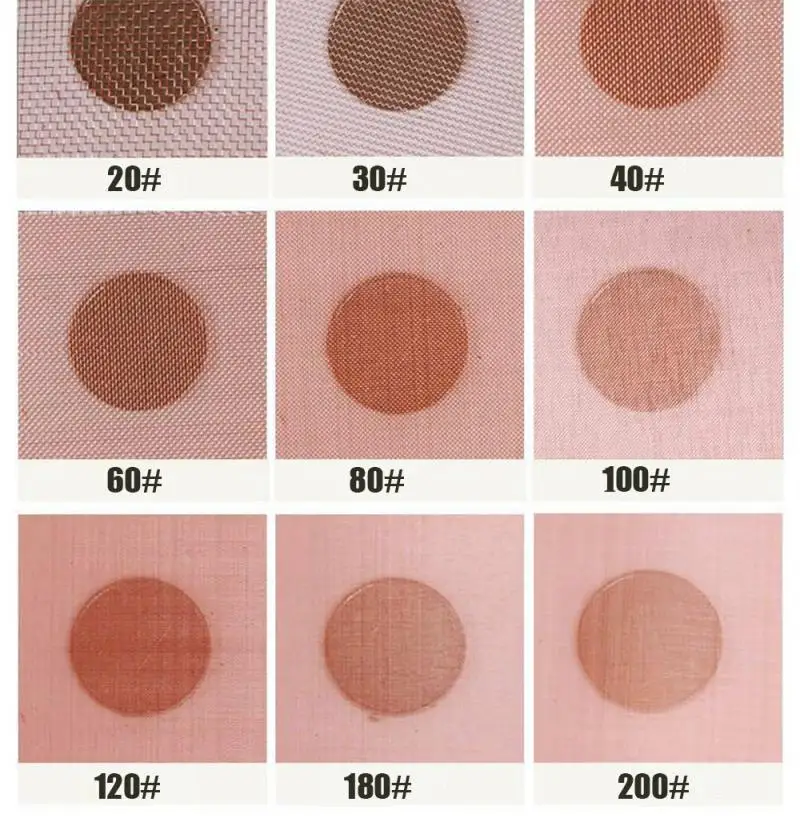 Copper Mesh 1pcs 10-200 Mesh Shielding Fabric Filter Copper Screen Dry Sift Screens Signal Screen Net metal screen copper copper mesh screen