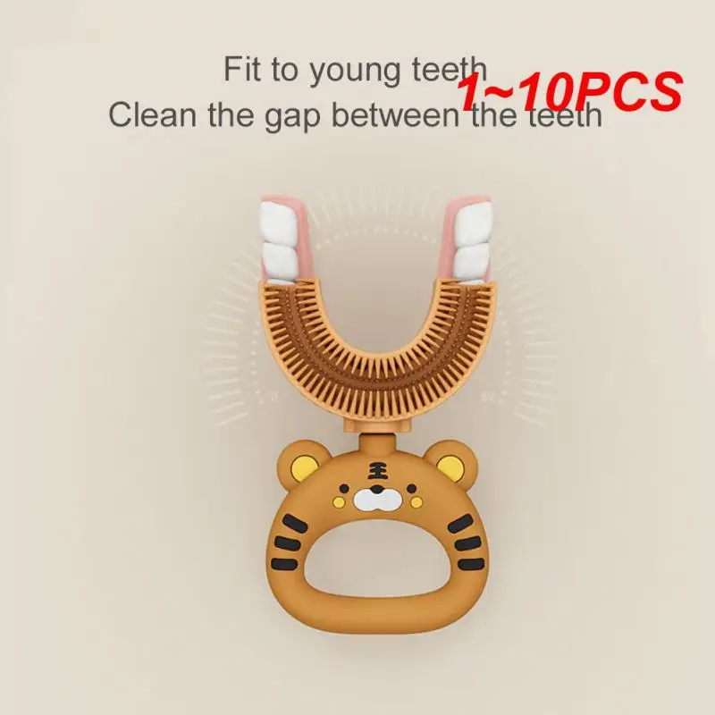 

1~10PCS U-shaped Toothbrush Easy To Grip U-shaped Packaging Structure Brushing Is Both Convenient And Fast Oral Toothbrush