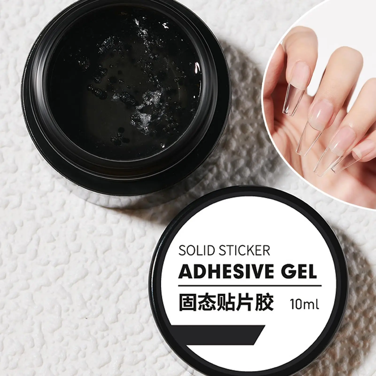 Colla Gel SolidNail per Unghie Finte 10ml, Adesione Forte e Duratura, Colla per Unghie Artificiali - immagine 2