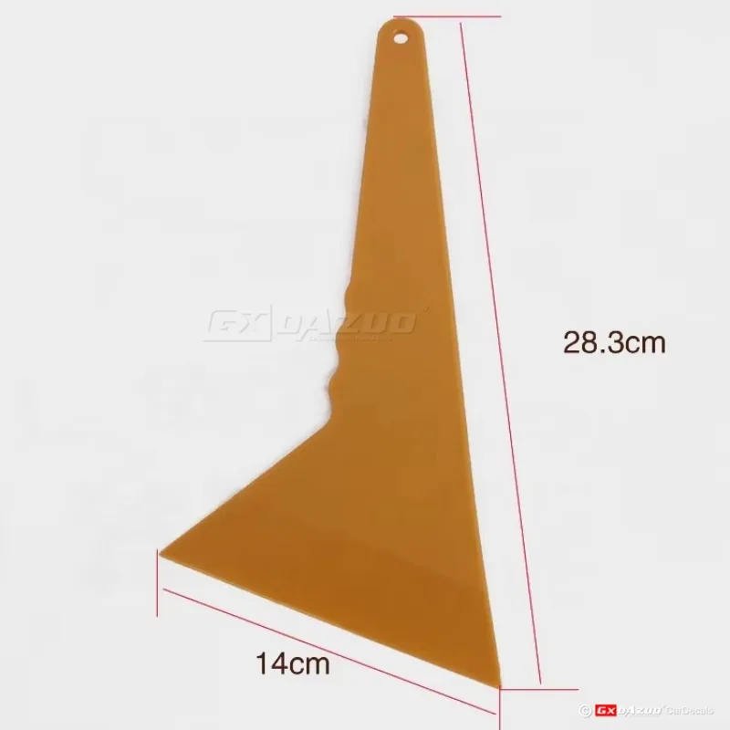 5개/세트 28CM*14CM 노란색 윈도우 틴트 솔라 필름 설치 청소 도구 유리 세척