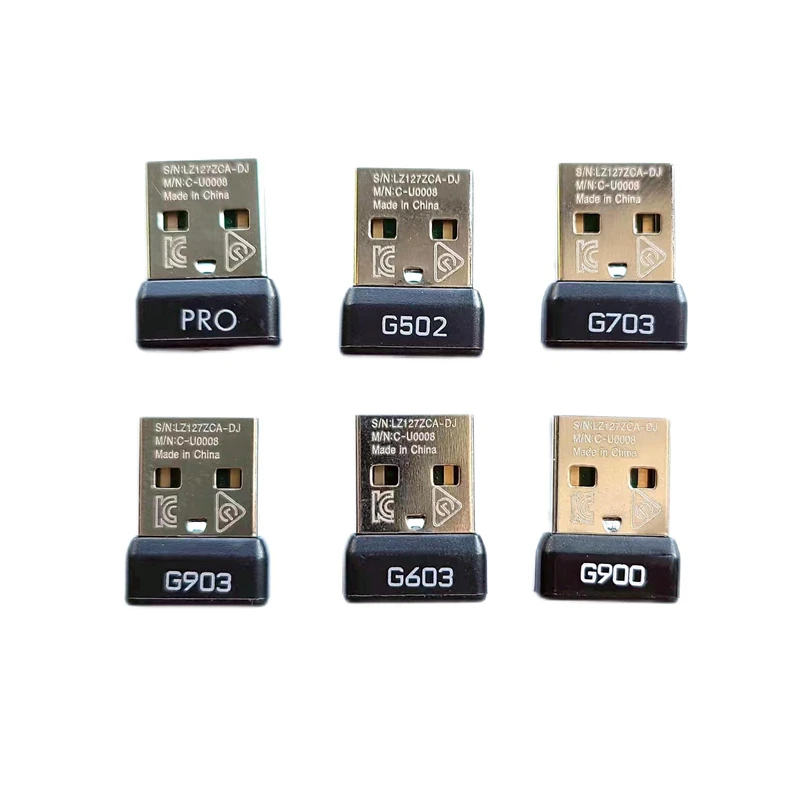 Peça Original Novo Mouse Usb Receptor para Logitech G304 Gpw G900 G703 G903 G603 G502 g Pro x Superlight G613 Adaptador de Teclado 1