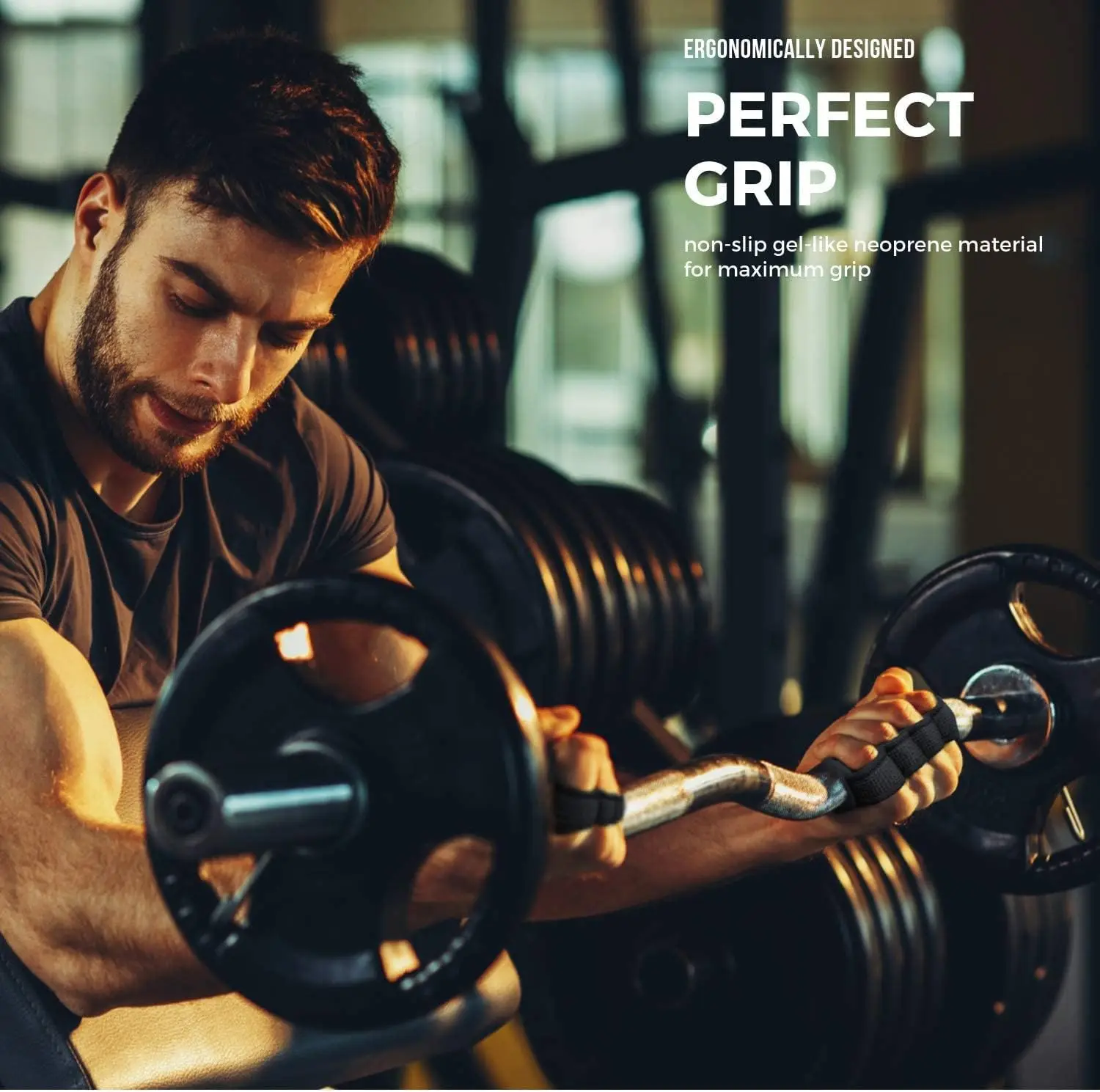 Enhanced Grip Fitness Pads - Anti-Slip Lifting and Yoga Support