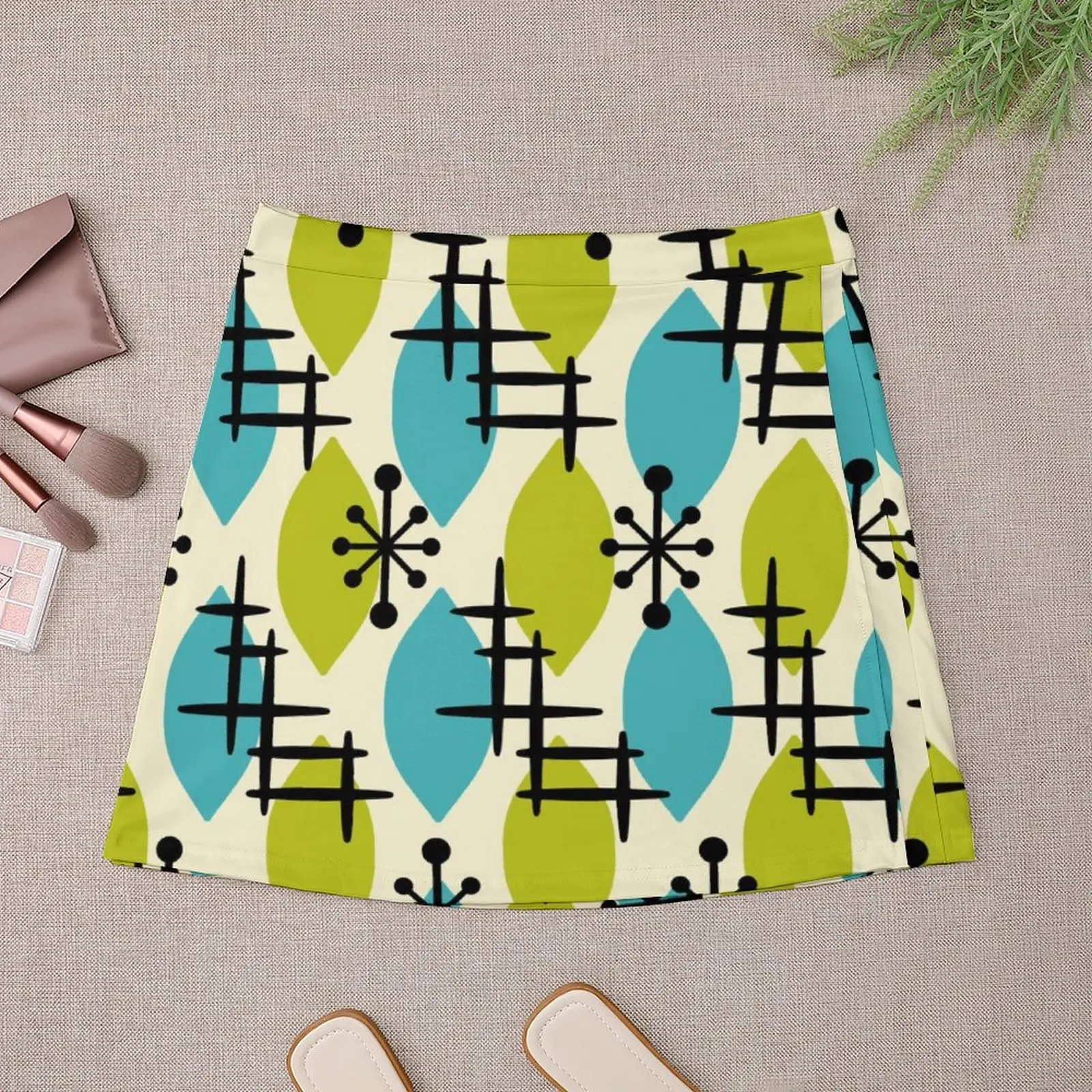 Mid Century Modern Atomic Drops 230 Mini Skirt kawaii clothes Womens dresses