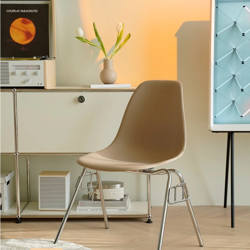 Sedia Da Pranzo Nordica Mid-Antica Eames Ins Internet Celebrity Restaurant Home Leisure Sedia Impilabile