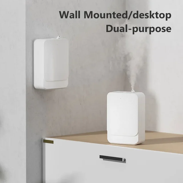 Commercial Waterless Aroma Diffuser 400ML Essential Oil Hotel Fragrance Diffuser Battery Wall Mounted Air Scent Machine For Home 3