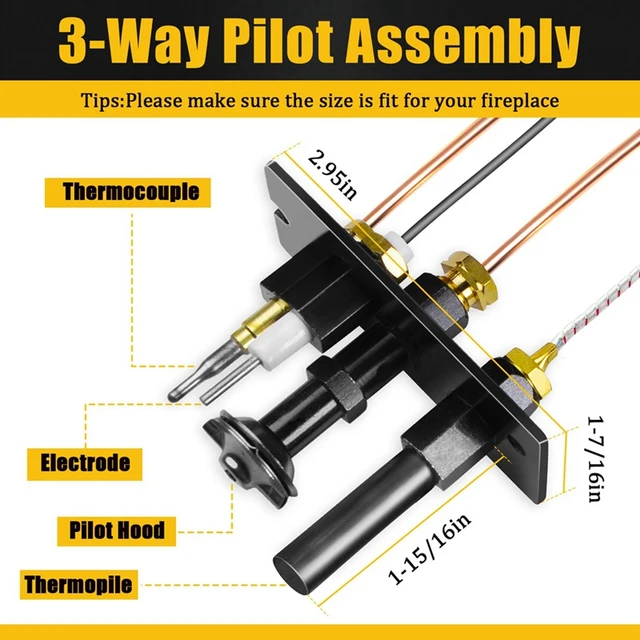Propane Pilot Assembly 10002264 HHT Natural Gas Pilot Assembly-927180