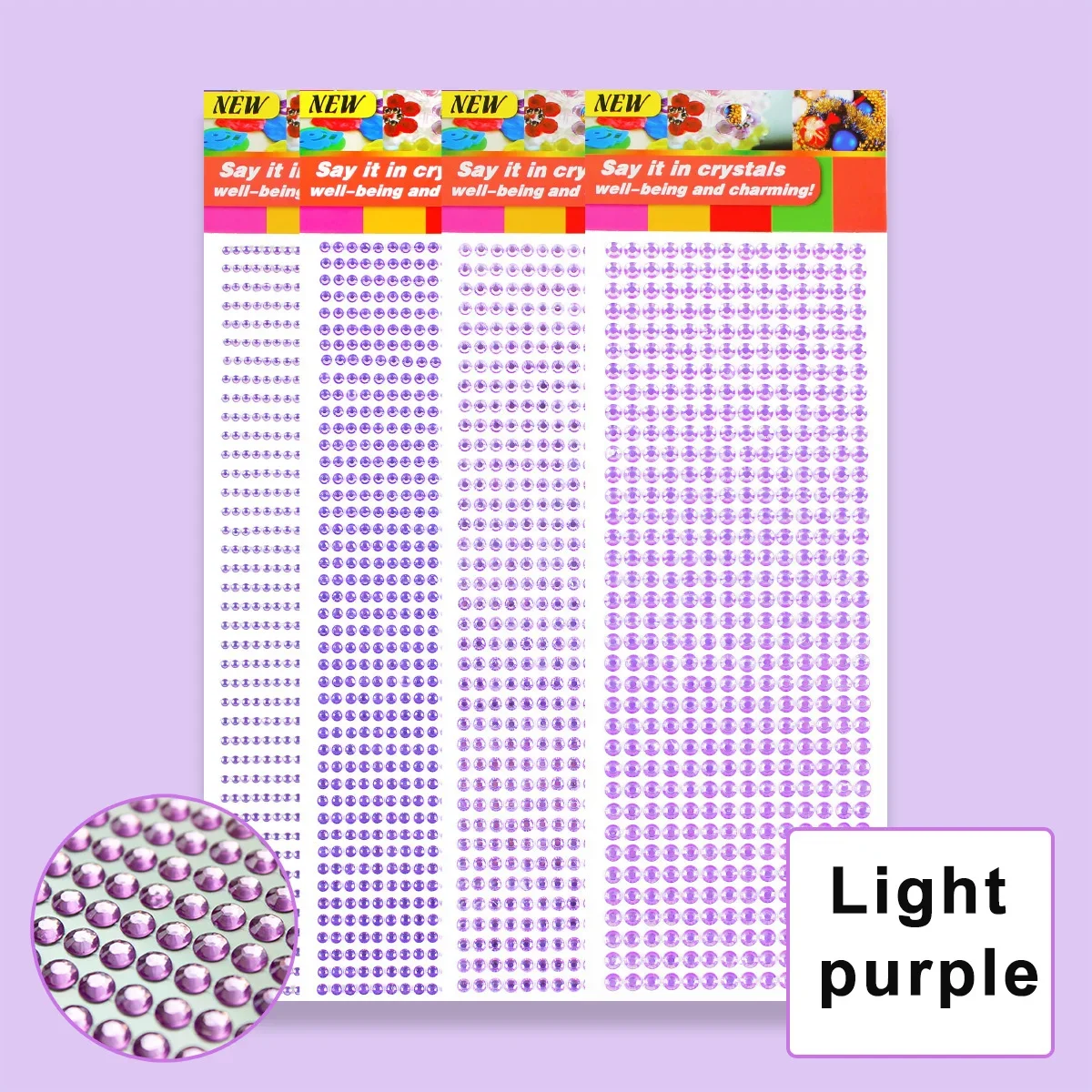 Bling Acrylic Rhinestone Sticker Sheet – Gem Diamond Self-Adhesive Embellishments for DIY Crafts & Wedding Décor