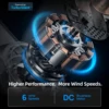 IRALAN Modern Ceiling Fan Without Lights DC Motor 6 Speeds Timing Fans 20CM Low Floor Loft Remote Control Lux&vitae Fan 4
