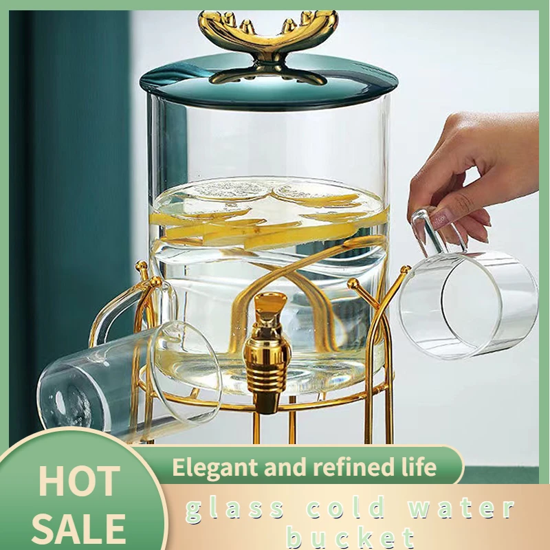 HouseholdGlassWaterBottleDustBagCoverHeatresistantLargecapacityExplosionproofAnti