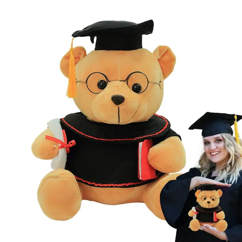 

Graduation Bear s класс 2024 восхитительные Маленькие искусственные мягкие плюшевые милые плюшевые животные для выпускного