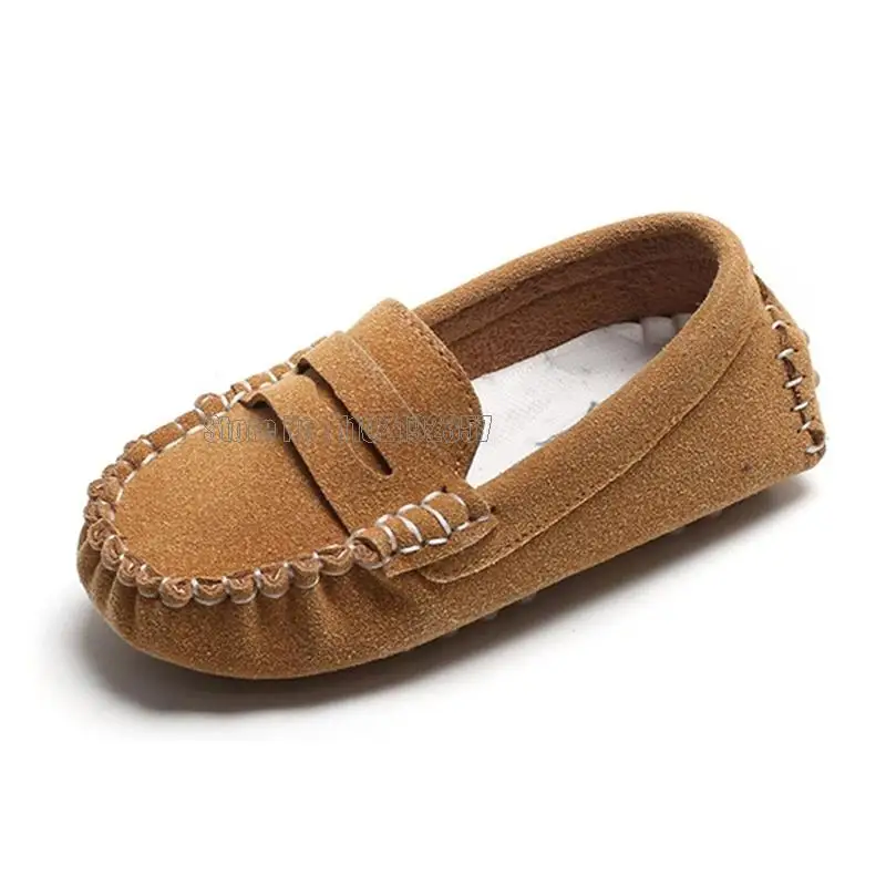 Children Boys Kids Loafer Sneakers Spring Summer Moccasin Girls Casual Toddler Baby Pu Leather Shoes 6