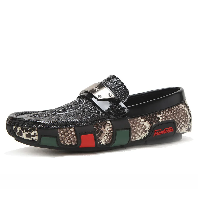 Scarpe Slip-on Formali Mocassini Uomo Con Nappe - Per Lavoro E Serate Scarpe Slip-on Eleganti - Foto 8