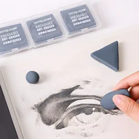 Kneaded Eraser, 3 Pack, Grey, Kneaded Erasers for Artists, Art Eraser, Kneadable Erasers, Back to School Supplies 4