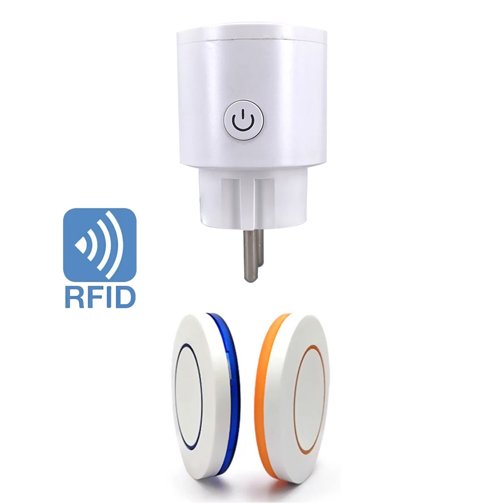 RF433MHzRemoteControlWirelessSwitchSocketEU10A220VACEasyto