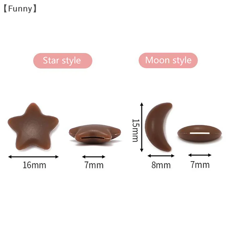5 Pairs Silicone Star Moon Anti Slip Ear Hook Round Anti Slip Ear Hook Eyeglass Eyewear Accessories Eyeglasses Grip 5