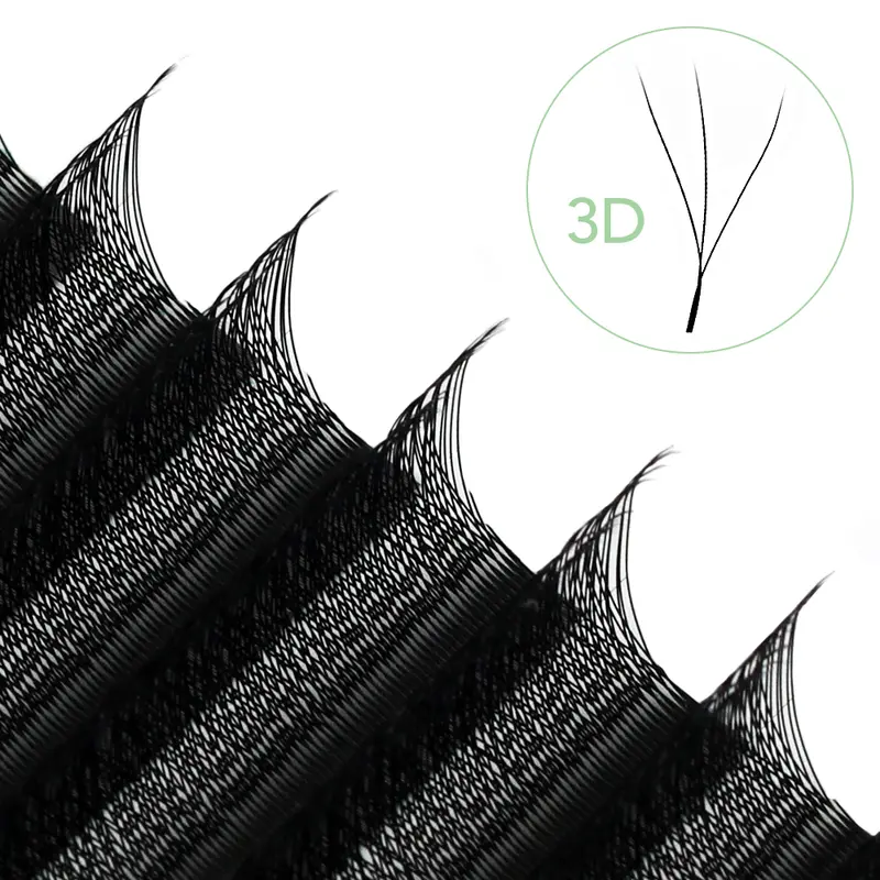 NATUHANA W-Shaped 4D 5D Volume Eyelash Extensions Premade Volume Fans W Shape Lashes Natural Soft False Eyelashes for Makeup - Image 7