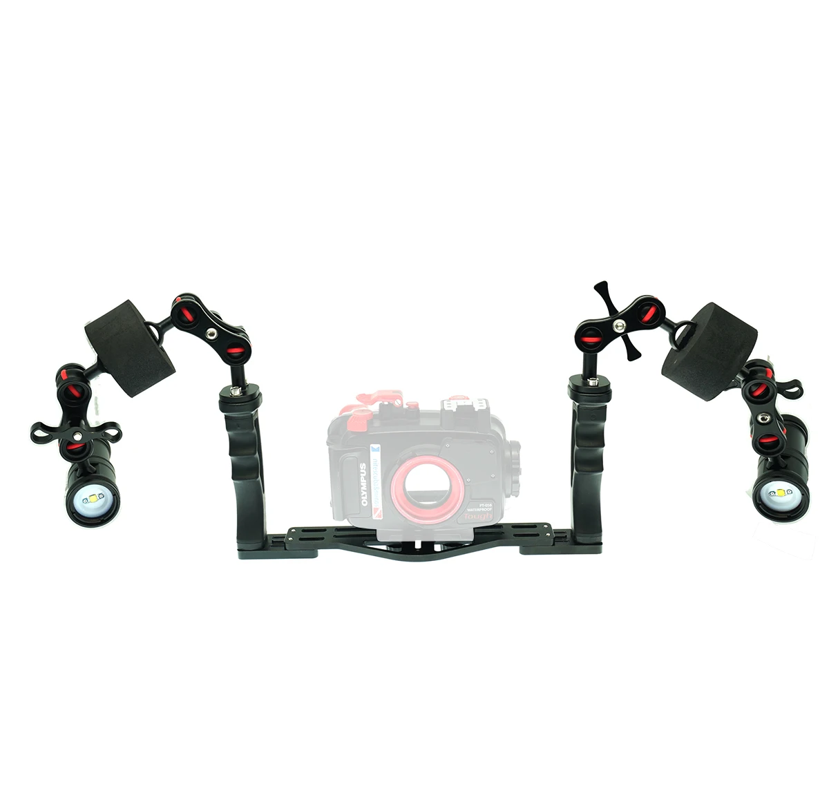 

Nitescuba Diving Handle Tray With S18/V20 Diving Video Light Buoyancy Block Combo Kit For Olympus Tg6 Tg5 Gopro Camera Housing