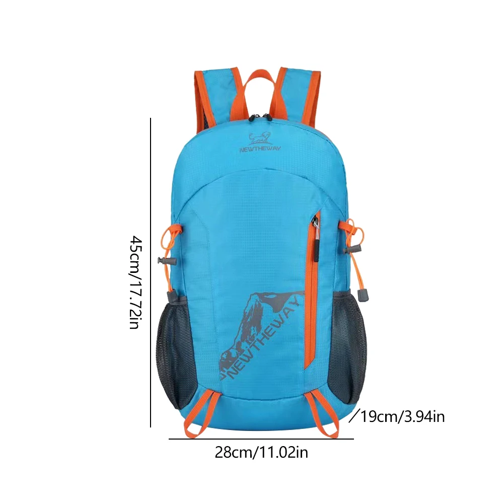 22L Lightweight Sports Backpack Men Women Ultralight Folding Outdoor Bag Backpack Waterproof for Camping Hiking Trekking