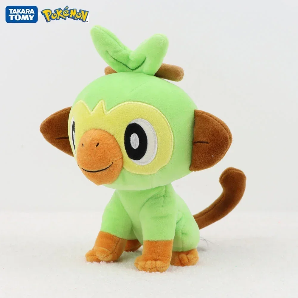New Sword Shield Pokemon Grookey Plush Doll Model Toys Anime Figure Monkey Stuffed Collection Toy Birthday Gifts for Kids