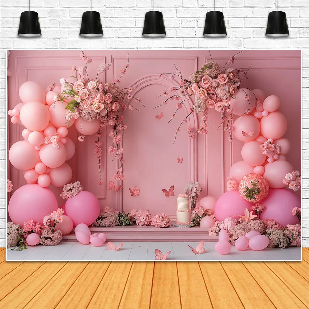 Unicorn Happy Birthday Banner Backdrop - Unicorn Birthday Decorations For  Girls Baby Pink Birthday Banner Rainbow Unicorn Party Decorations Photo Back, image size:1000x1000