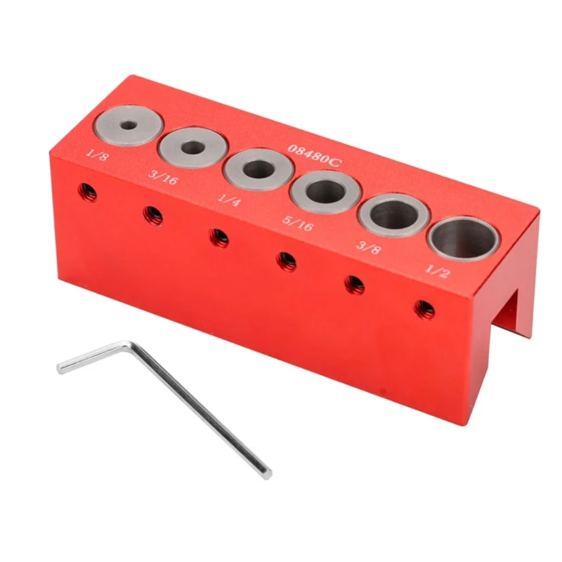 

Pocket Locator Self-Centering Vertical Drilling Guide Hole Locator Puncher 85AC