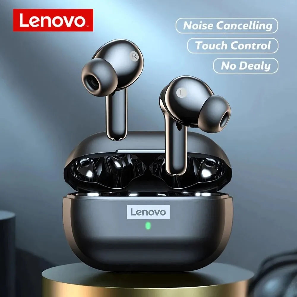 Original Lenovo LP1S Earphones TWS Wireless Bluetooth 5.0 Headphones Waterproof Sport Headsets Noise Reduction Earbuds Mic bluetooth earphones