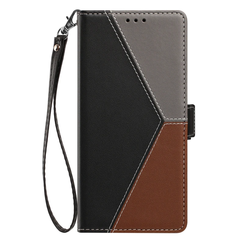 Magnetic Leather Wallet Phone Case with Card Stand Slot