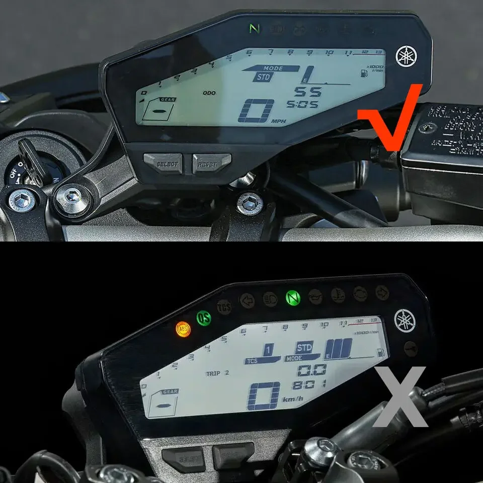  LCD ÷, ߸ MT09, MT09, FZ09, FZ09, ӵ 
